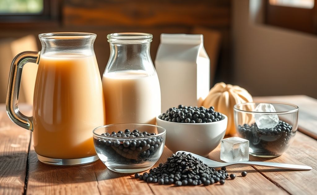 Wintermelon Milk Tea ingredients list