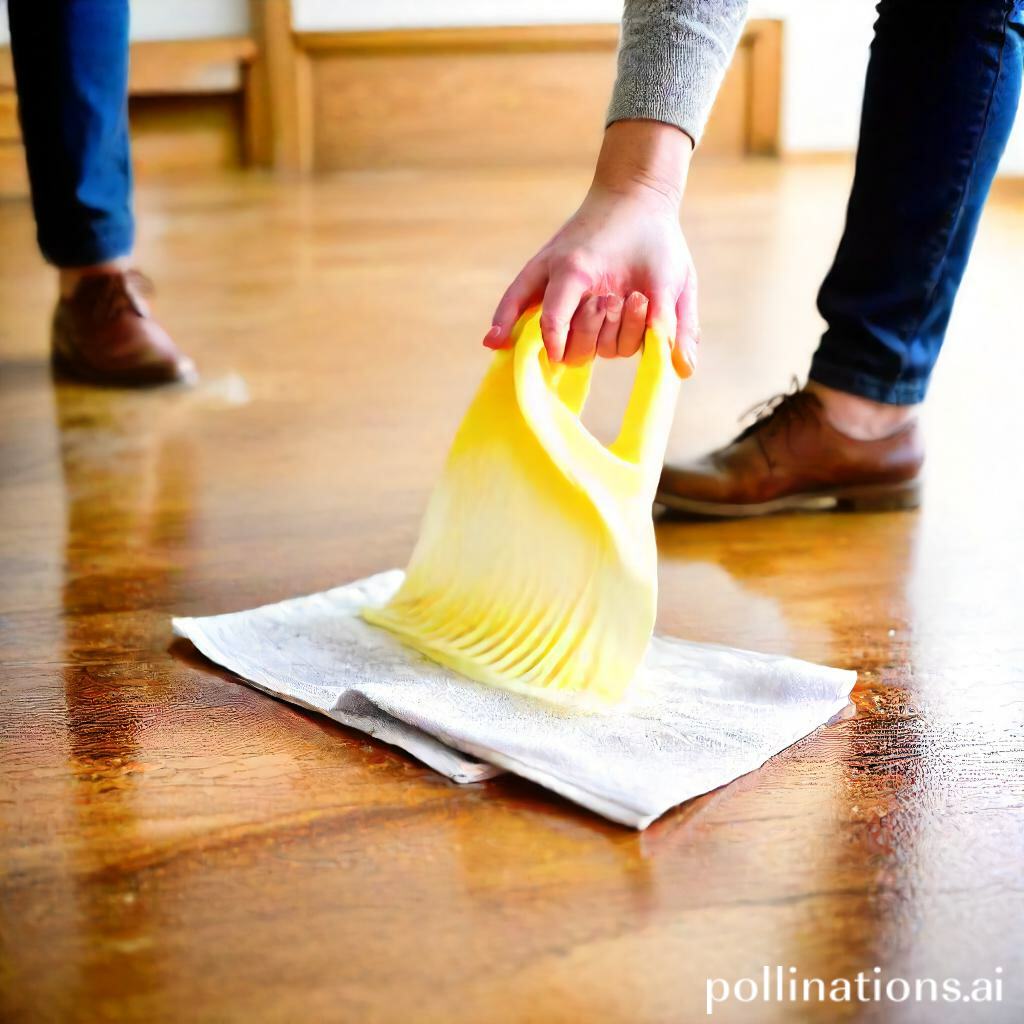 Quickly Removing Spills and Stains with Damp Cloth or Sponge
