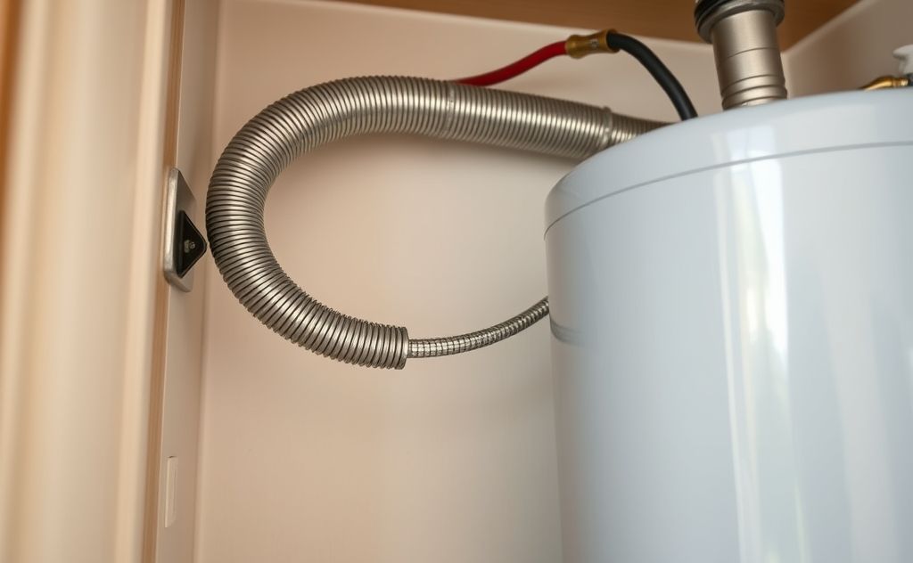 Wire conduit for mobile home hot water heaters