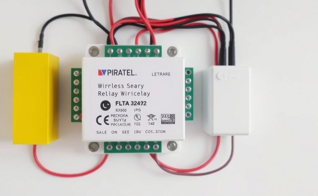 Wireless relay system for remote heating control