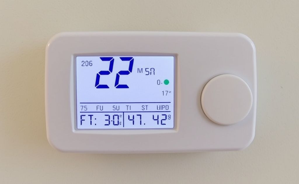 Wireless temperature sensor data reading and display.