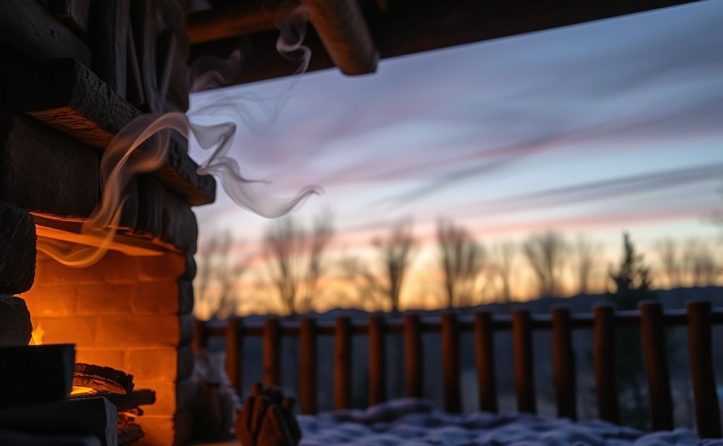 Wood heating has drawbacks like smoke and pollution.
