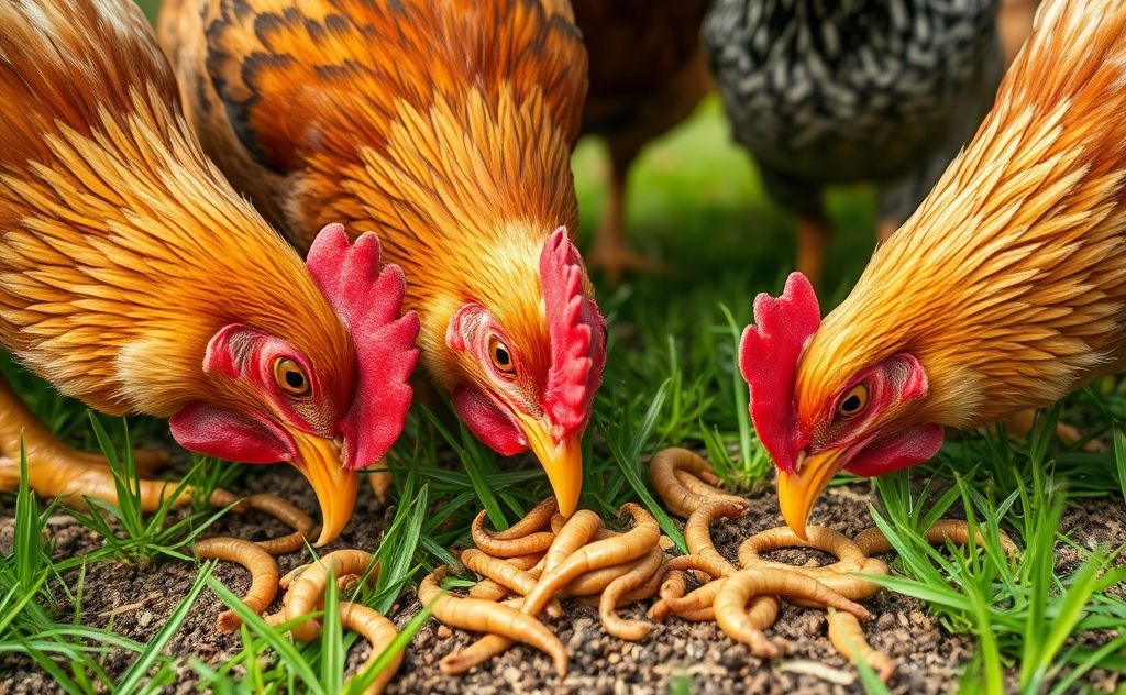 Worm chickens every 3 to 6 months regularly