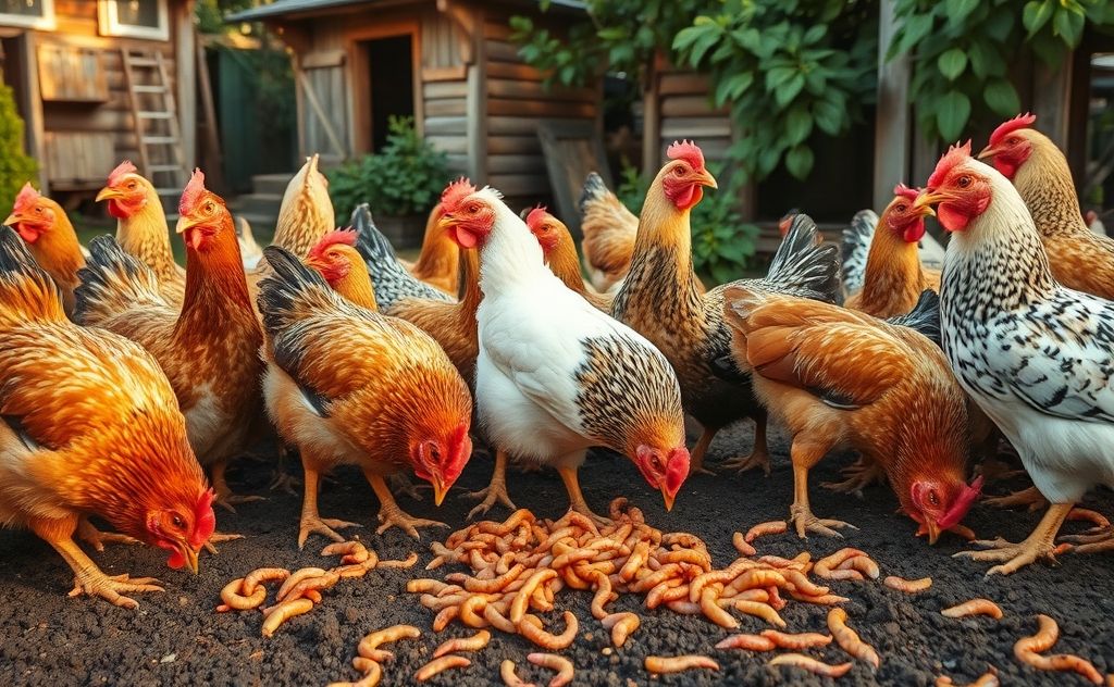 Worm chickens every three to six months
