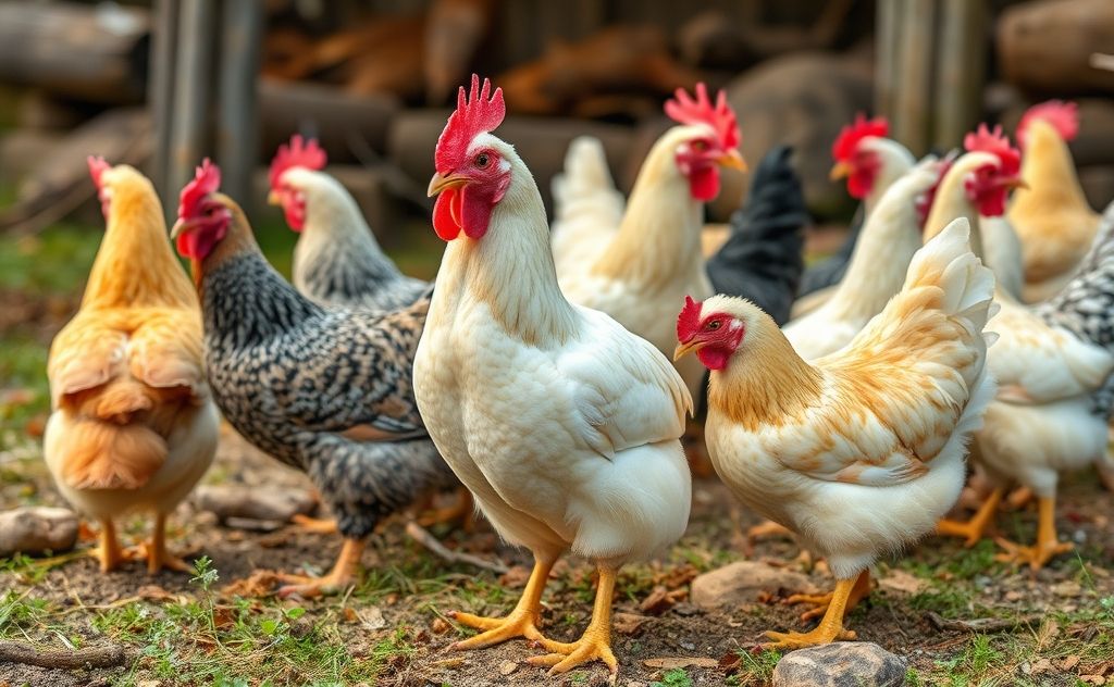 Worming chickens for health and vitality