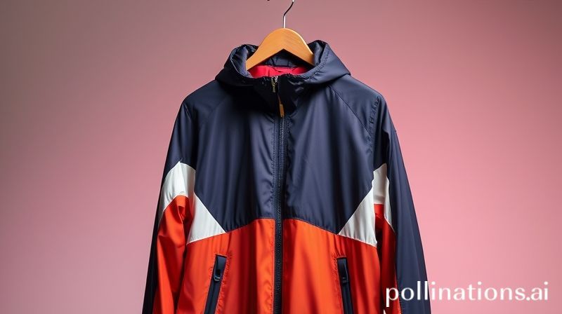Jaket windbreaker y2k colorblock