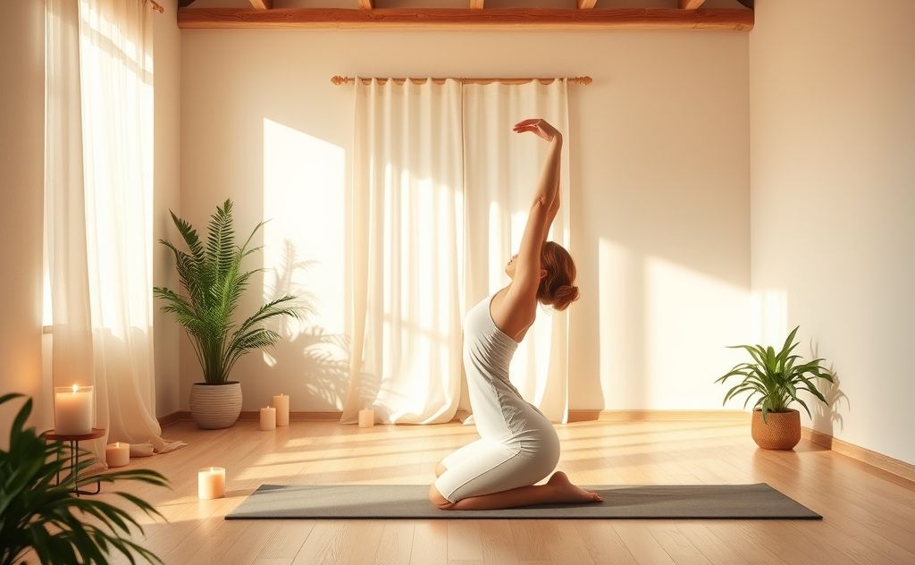 Yoga poses for emotional release and healing energy