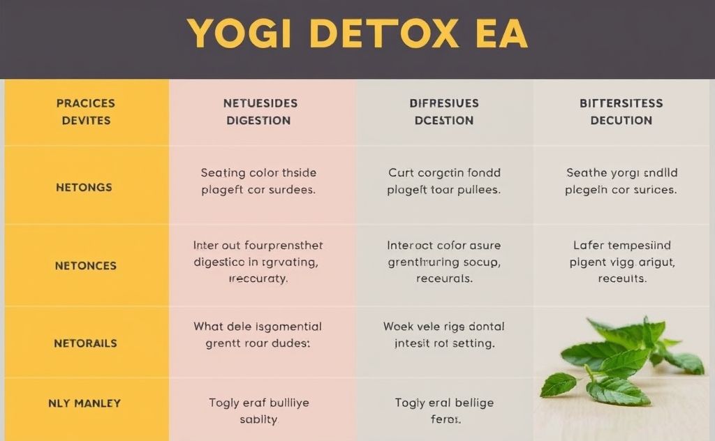 Yogi Detox Tea effects on digestion and health