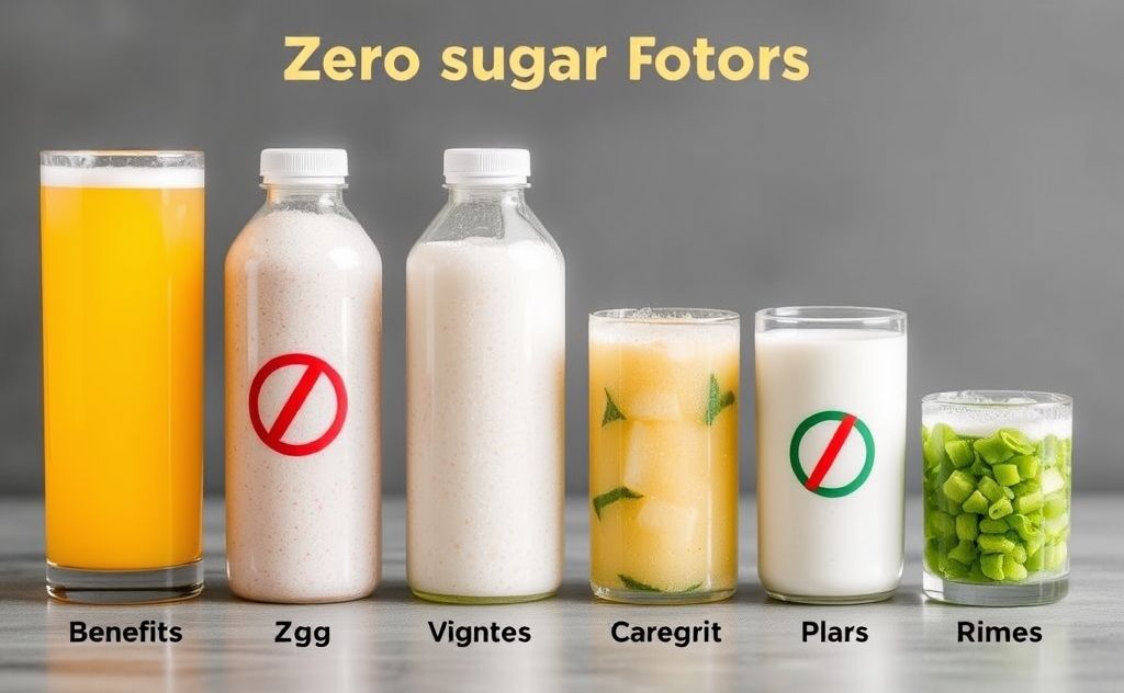 Zero sugar drink comparison benefits and risks