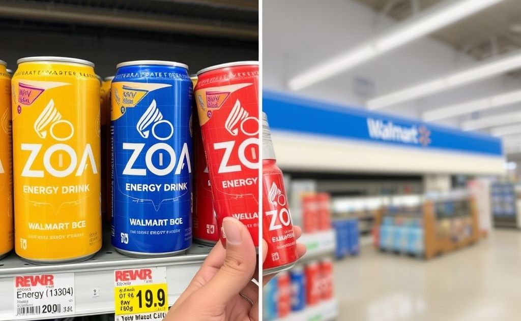 Zoa Energy Drink available at Walmart stores