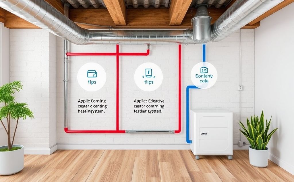 Zoning benefits of ducted central heating system