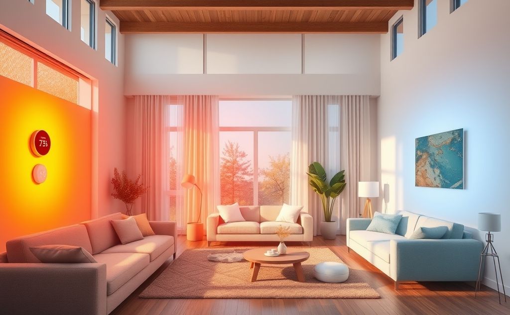 Zoning benefits with smart thermostats in homes