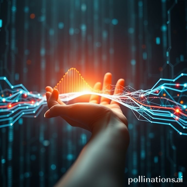 A glowing digital bridge connecting a human hand to an AI brain, symbolizing the solutions to data access limitations.