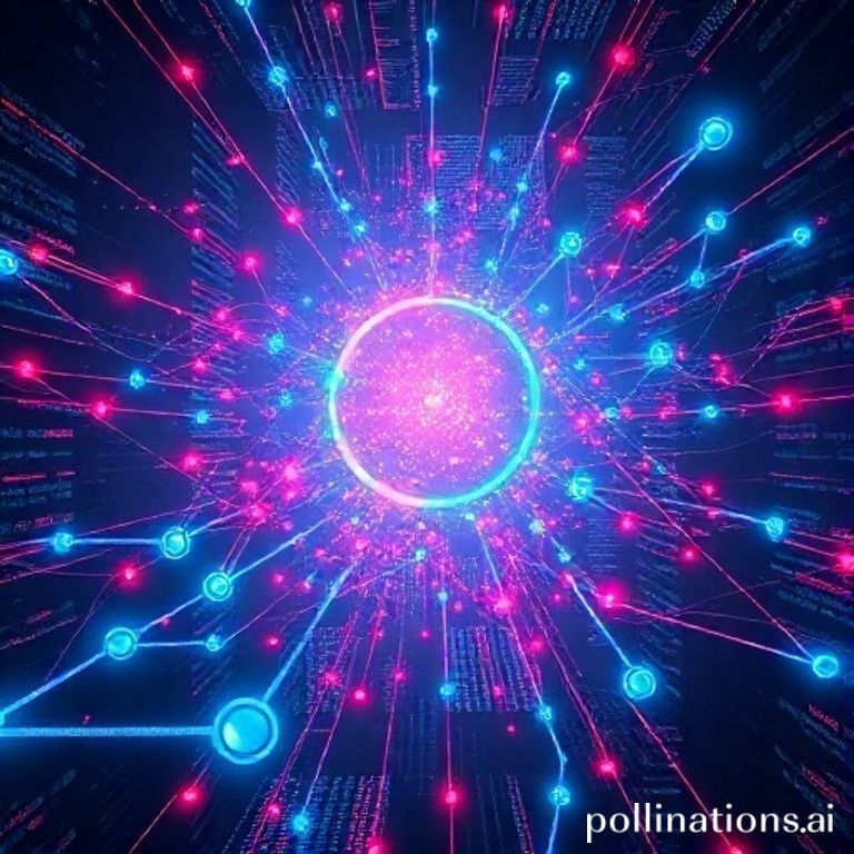 A nebula of interconnected AI tools, illustrating the vastness of the AI landscape.