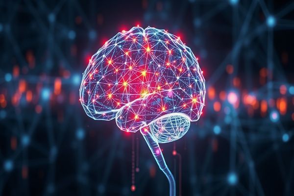 AI neural network processing data