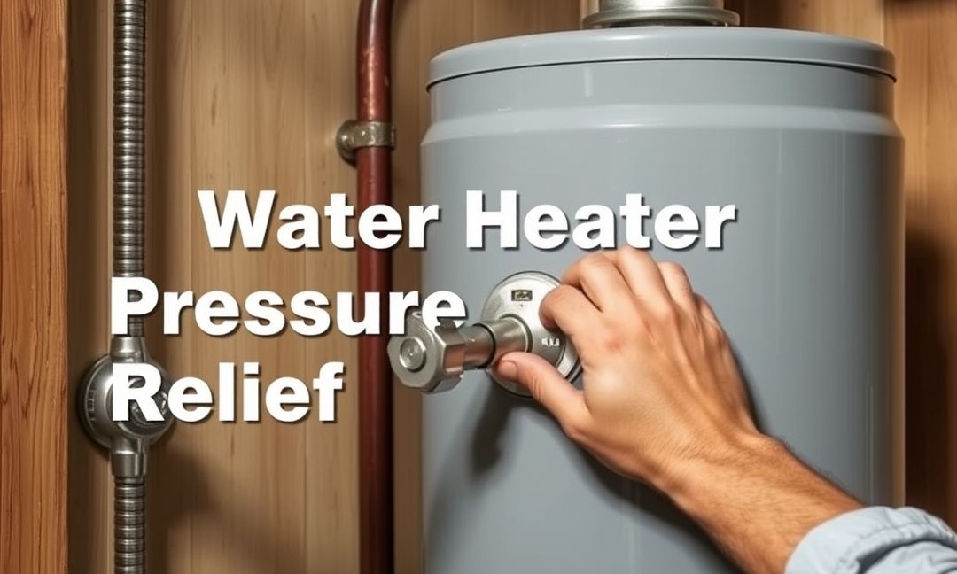 how to settle the presser relief of the water  heater for hot water faucet
