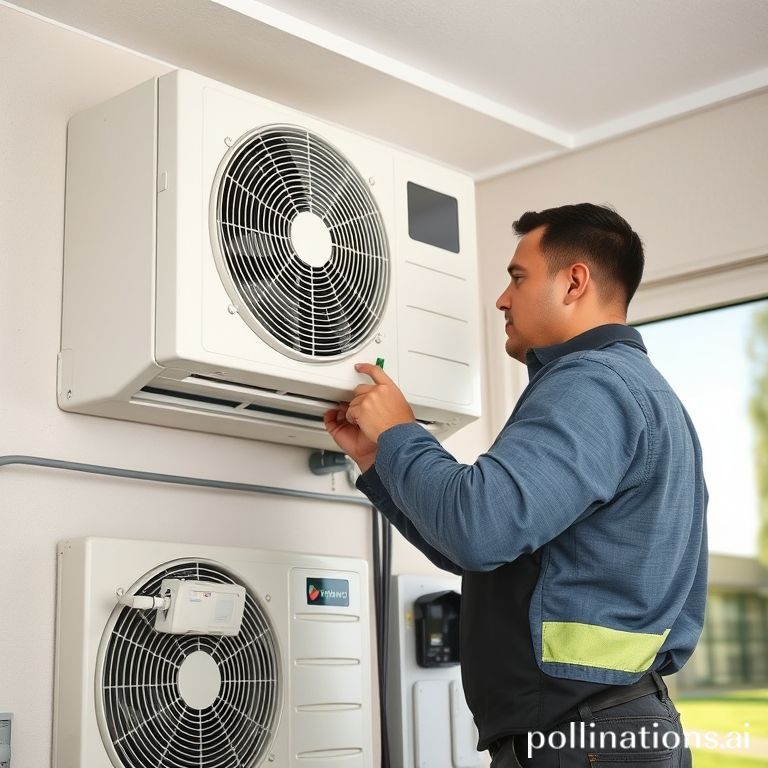 Instalasi AC split indoor dan outdoor
