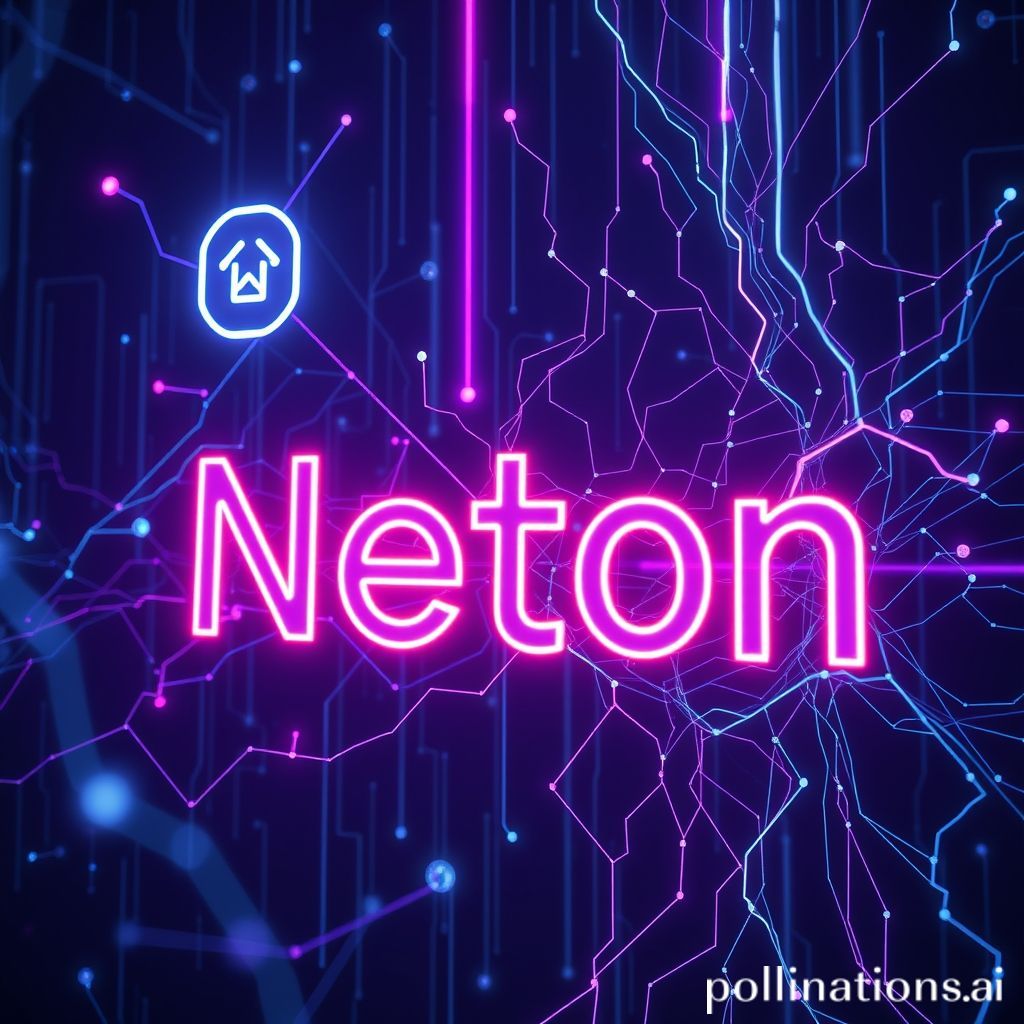 Abstract visualization of text tokens flowing through a neural network, representing the AI's process.