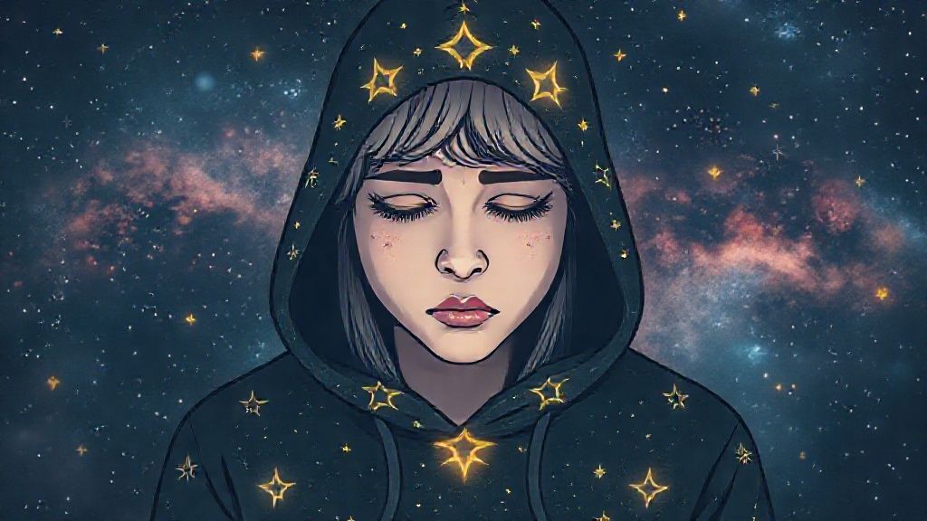 Anxiety Hoodie: A Cosmic Comfort in a Chaotic World