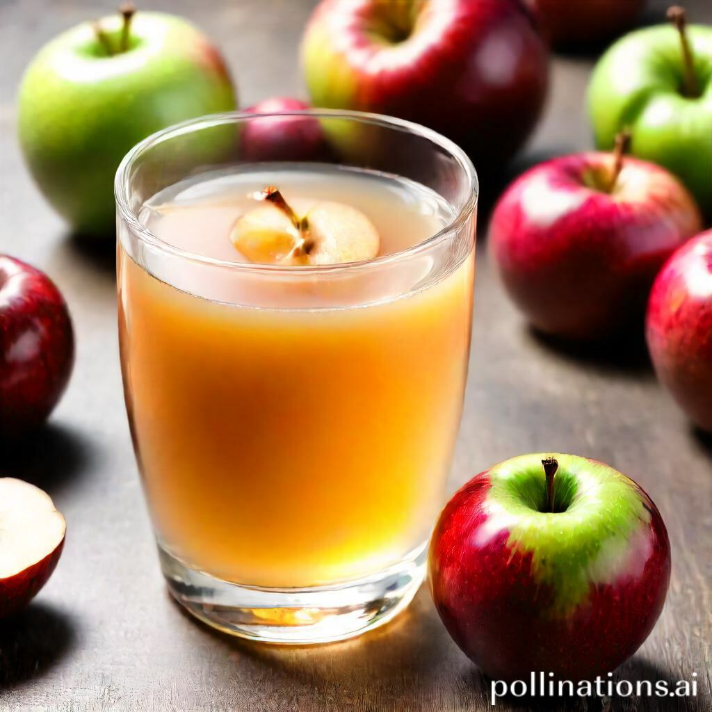 apple juice for nausea