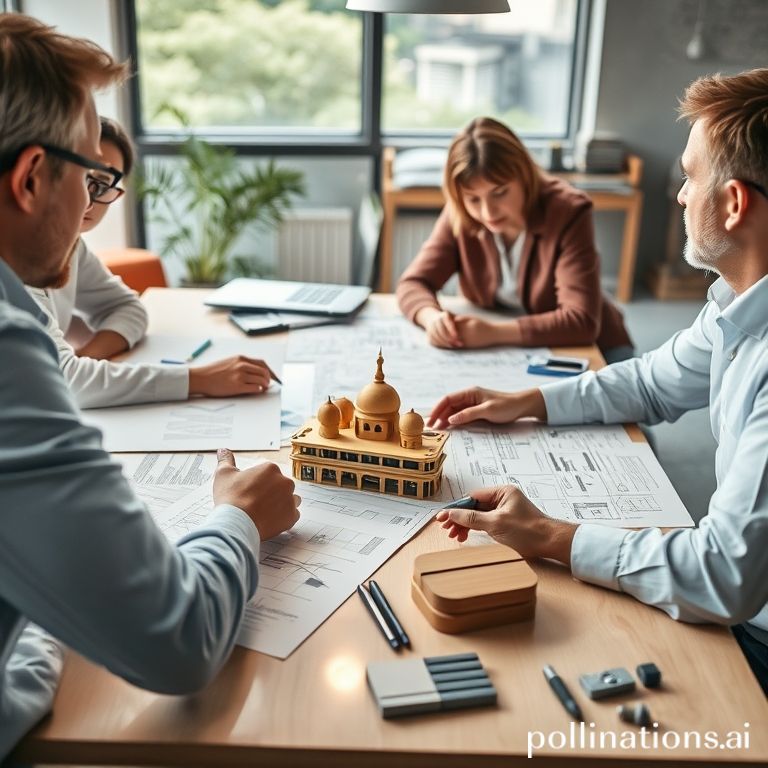 Konsultasi arsitek dengan klien