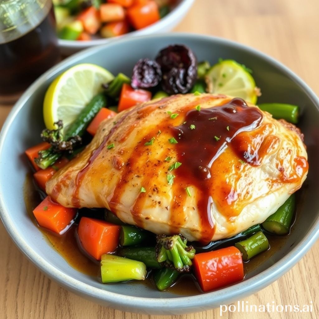 Balsamic Glazed Chicken with Vegetables