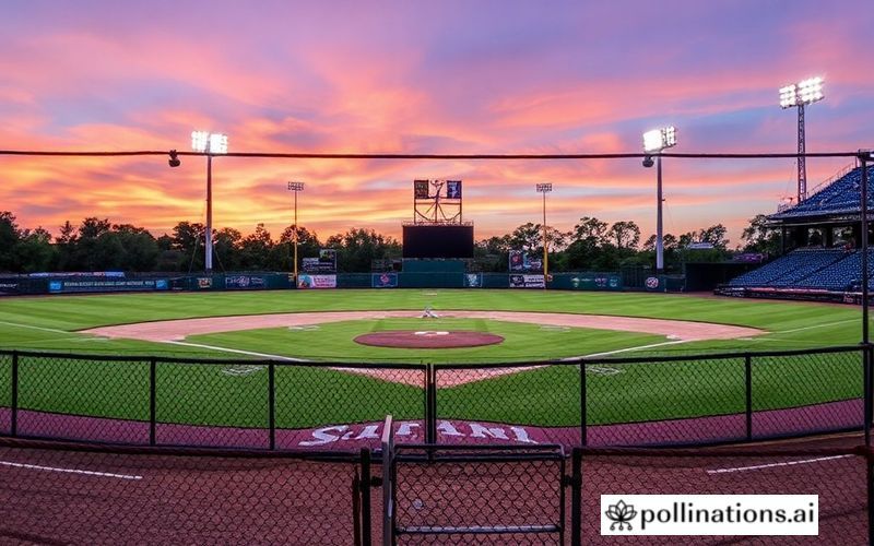 Baseball Field Backstop Chain Link Fence