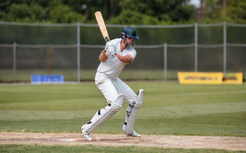 Batsman playing a shot