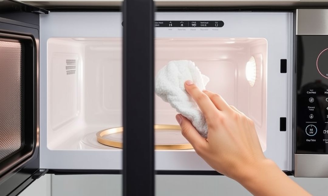 best methods for deep cleaning a microwave oven​