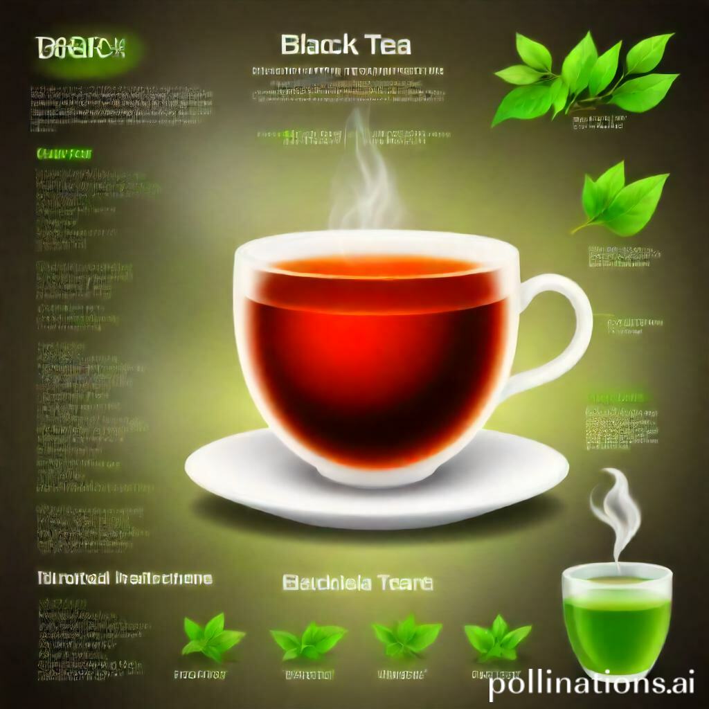 how does black tea have more caffeine than green tea
