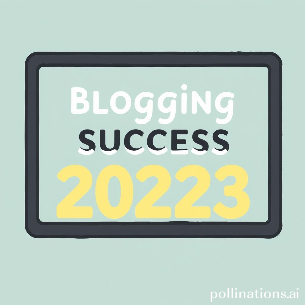 Blogging in 2023