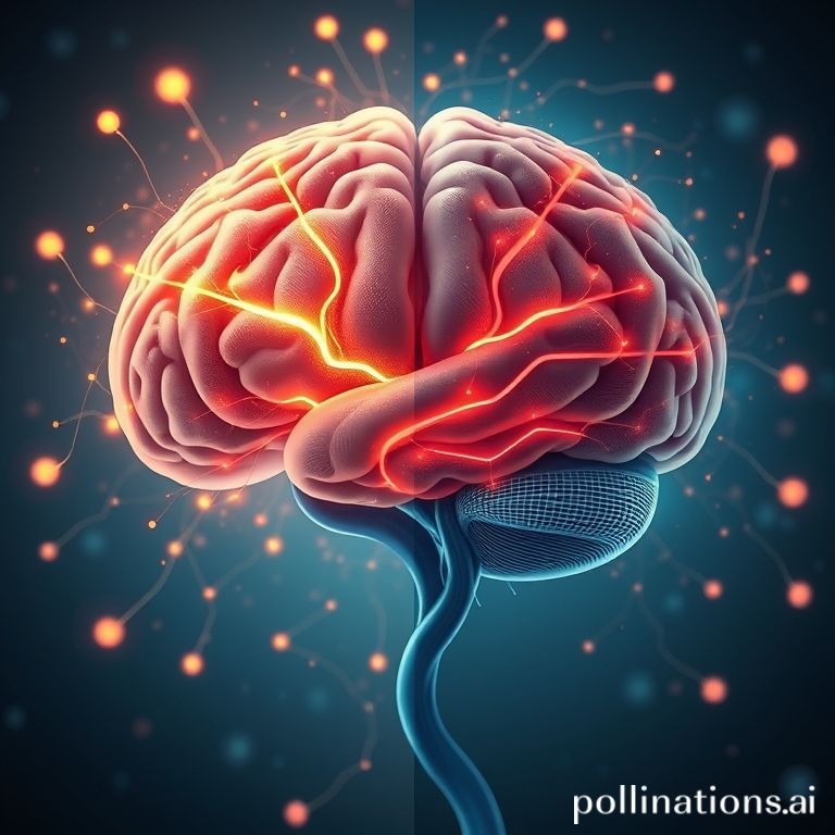 Brain activity showing focused and diffuse modes