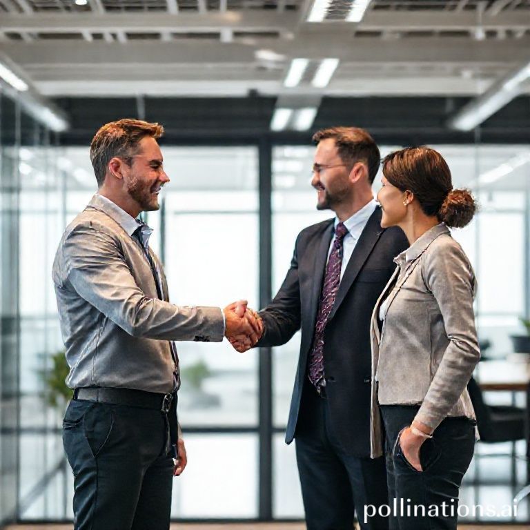 비즈니스 협상 장면