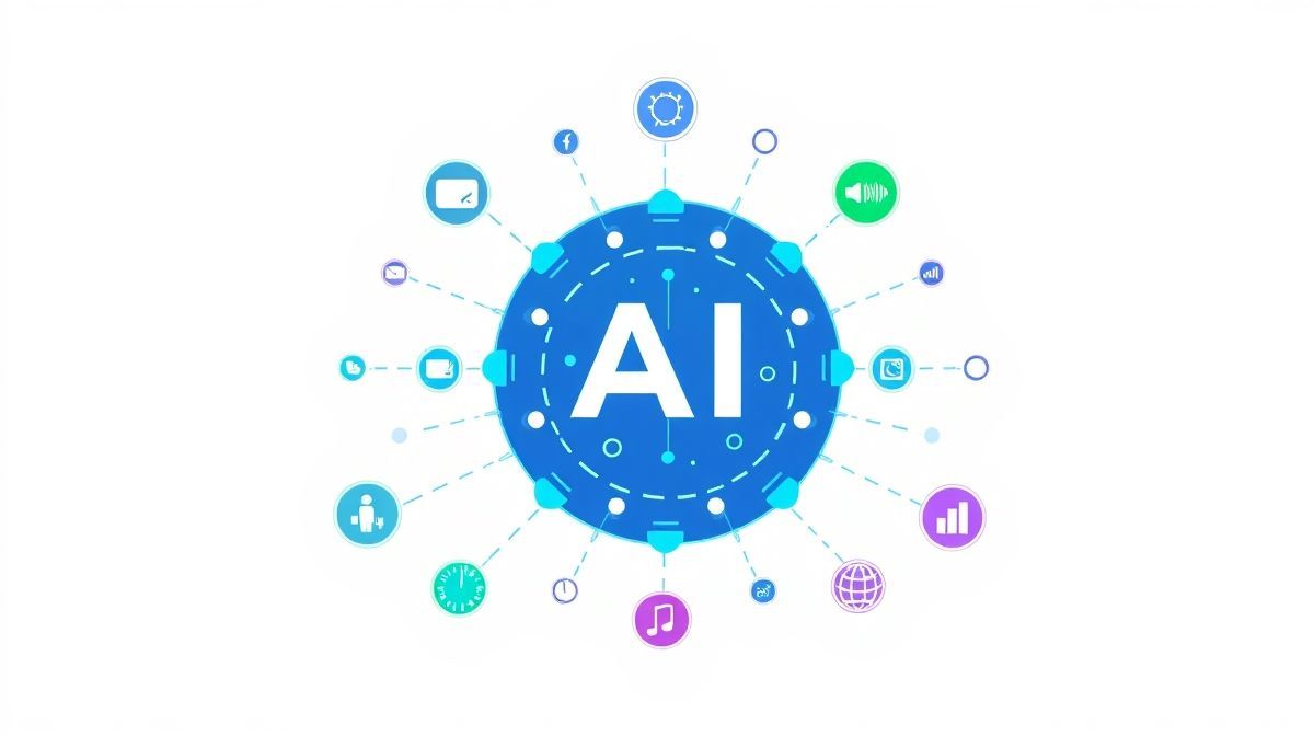 Multimodal AI handling text, image, and audio