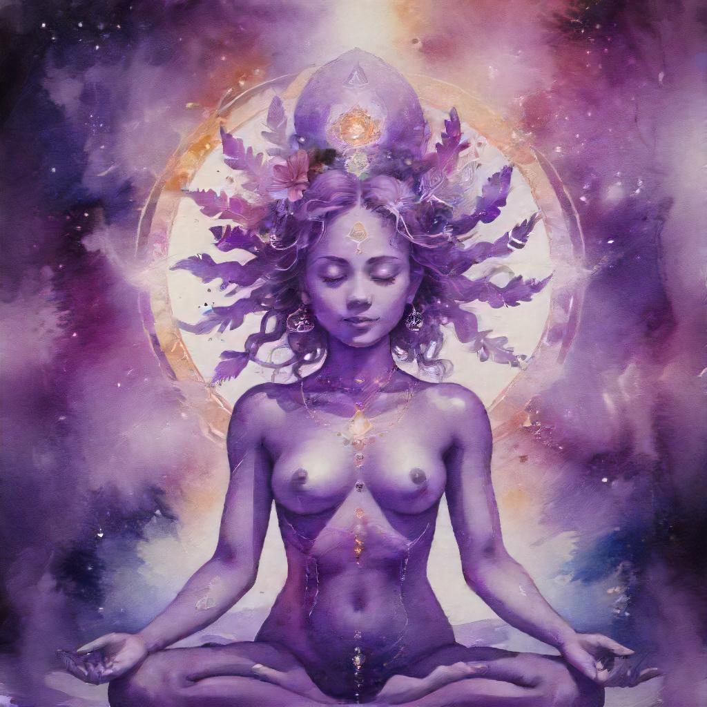 what is the real color of the crown chakra