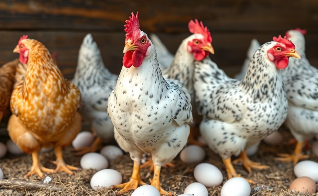 chickens that lay speckled eggs and their traits