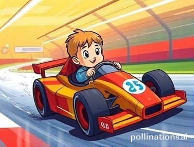 《小小赛车手》绘本封面