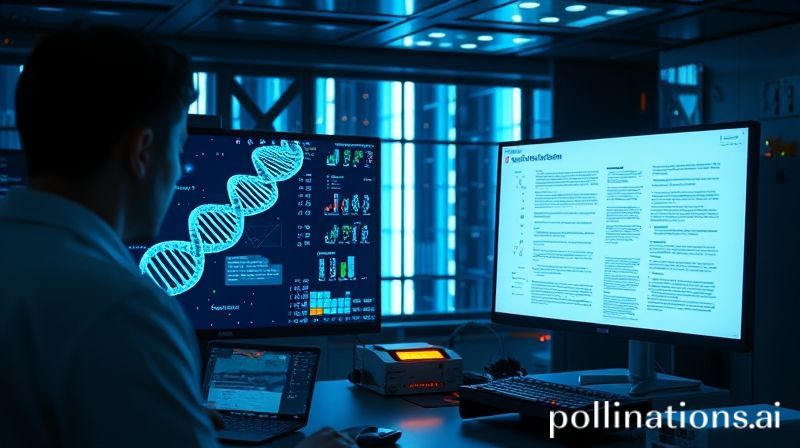An AI agent performing complex scientific research by integrating multiple data sources.