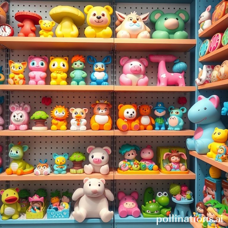 Rak mainan anak warna-warni