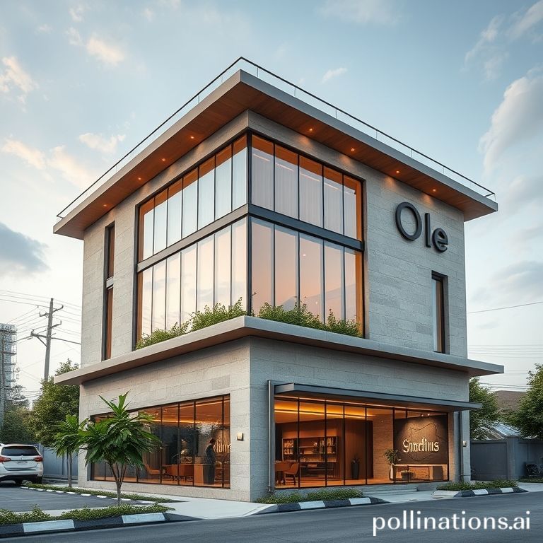 Pembangunan ruko modern