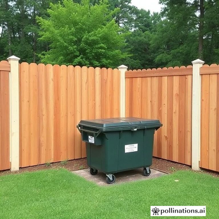 Commercial Dumpster Enclosure Privacy Fence