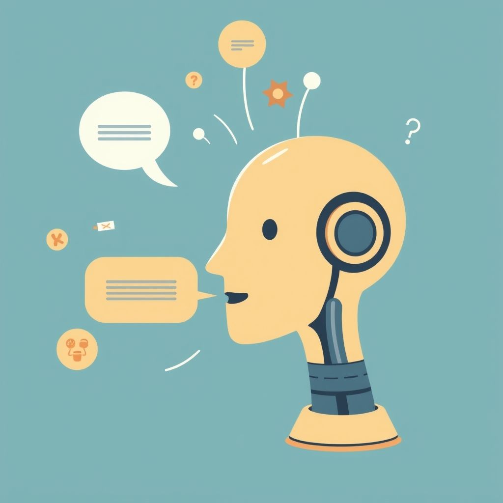Illustration about AI text-to-speech with cloning