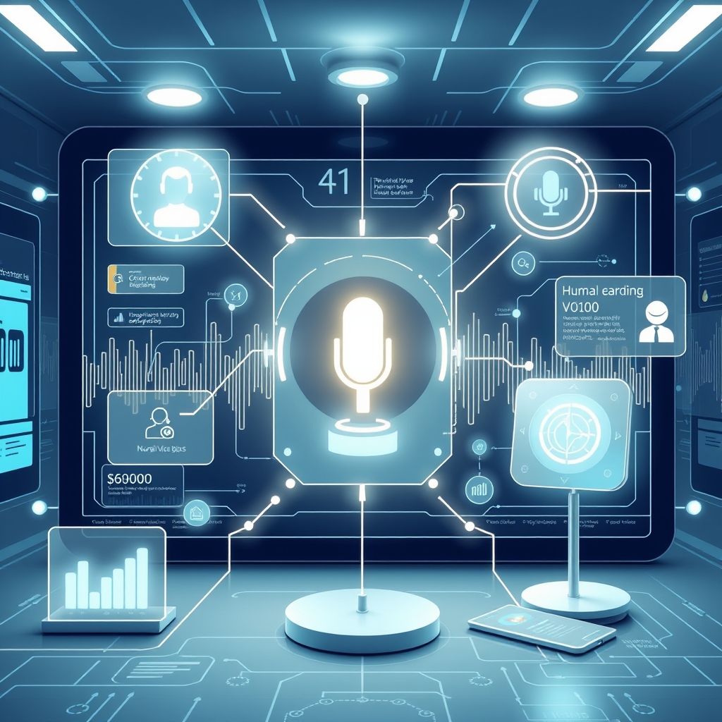 Illustration about AI voice cloning for marketing