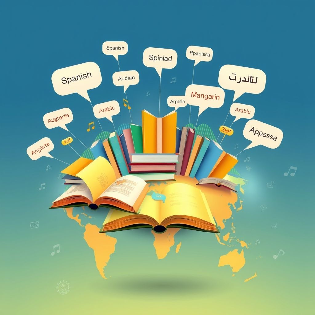 Illustration about are there audiobooks available in languages other than english on audible