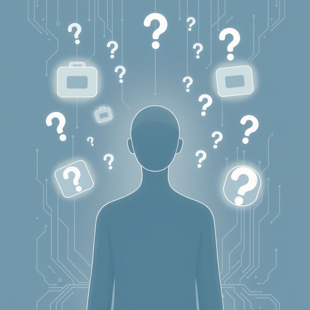 Illustration about Are there ethical considerations in faceless video creation