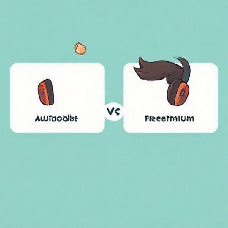 Illustration about audible plus vs premium plus which plan suits beginners better
