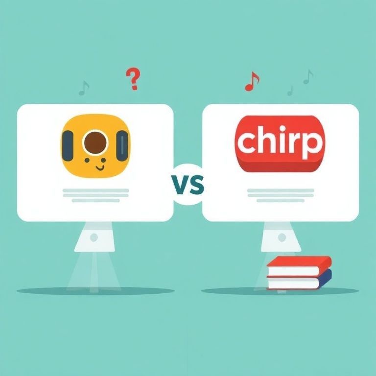 Illustration about audible vs chirp which platform offers better discounts on new releases