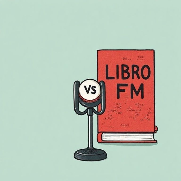 Illustration about audible vs libro fm for indie authors