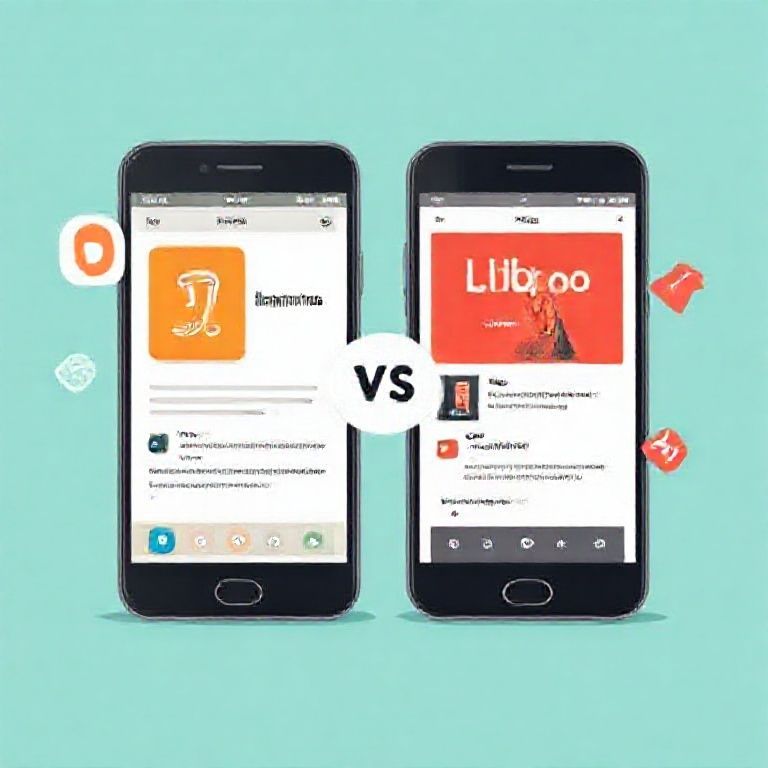 Illustration about audible vs libro fm which app offers better download management