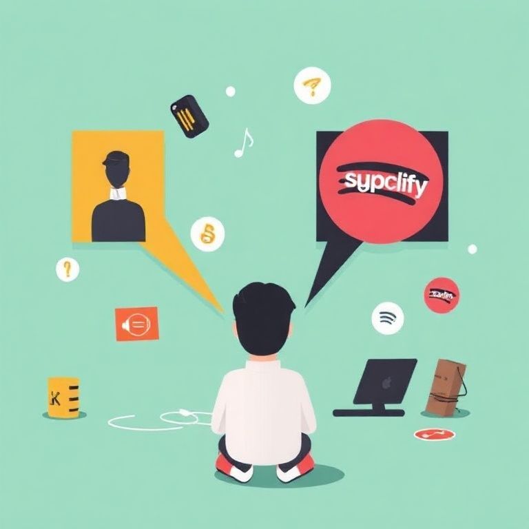 Illustration about audible vs spotify user reviews